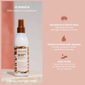 Cult Favourite | 25 nutrients Miracle Milk Leave In Spray by Mizani